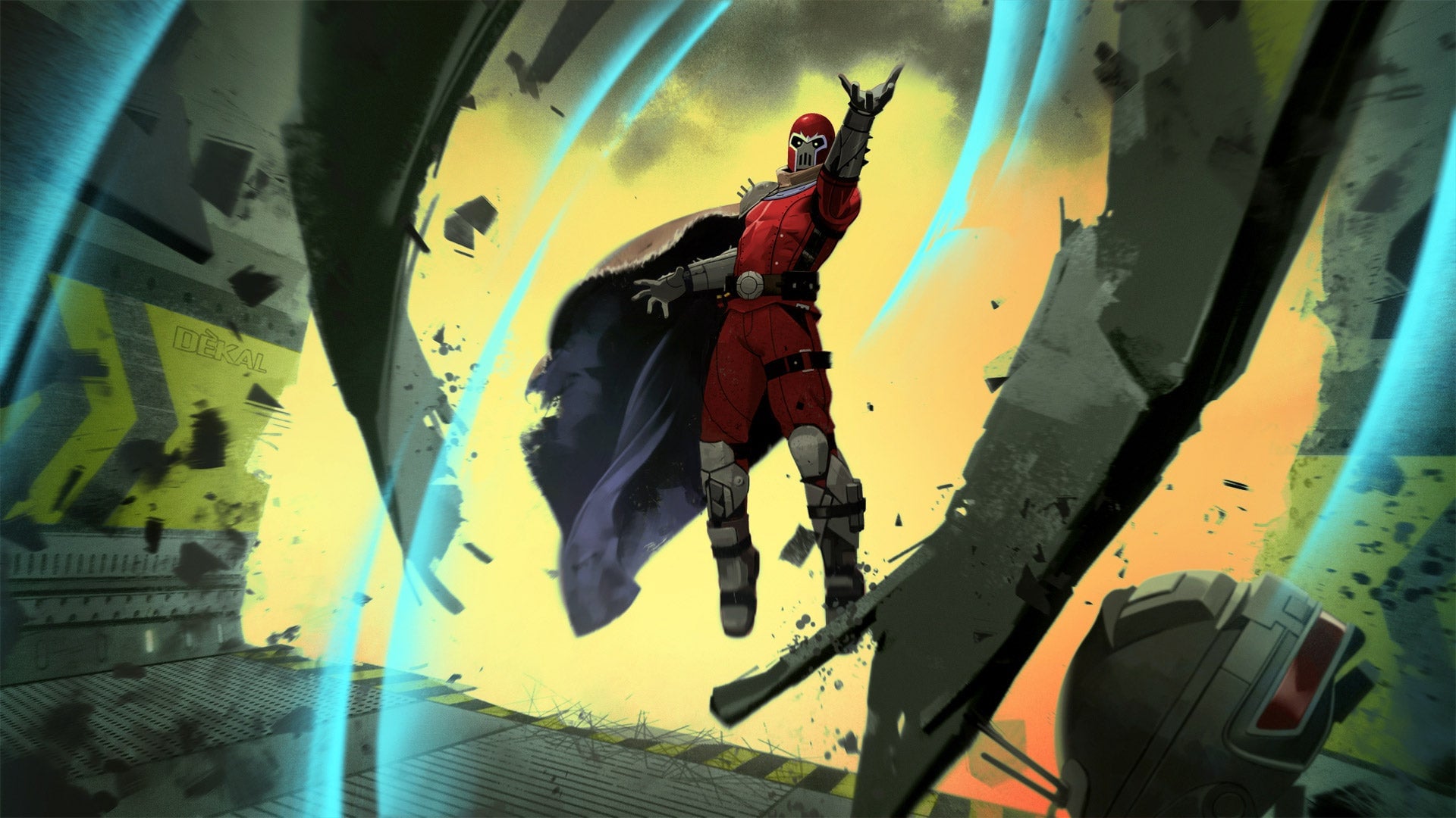Magneto uses his powers.