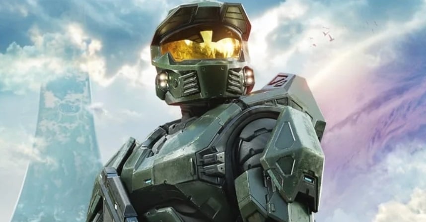 Master Chief looks to the sky.