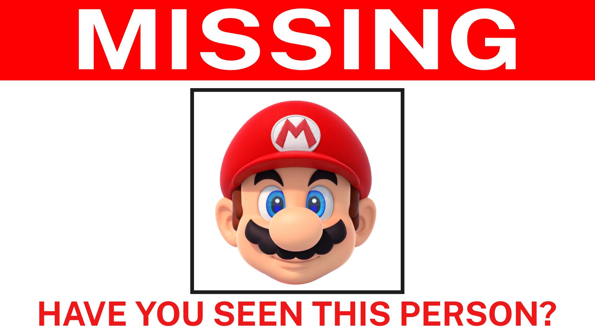 Mario Missing